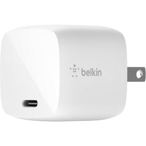 Belkin USB C Charger Block 30W - GaN Power Delivery - Fast Charging USB-C Charger for iPhone 16, 15, 15 Plus, 15 Pro, MacBook Pro, iPad Pro, Nintendo Switch 2