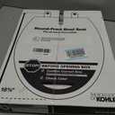 KOHLER 20111-96 Brevia, Slow Close Toilet Seat, Round Toilet Seat, Grip-Tight Bumpers Quick-Attach Hardware, Biscuit