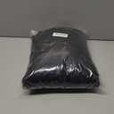 Fuinloth Women's Lightweight Warm Puffer Quilted Vest - 4-Pockets Stand Collar Zip Gilet, Fall Winter Outerwear (Black)