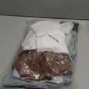 Neer 4 Pcs Womens Long Sleeve Yoga Shirts Crew Neck Compression Tight Workout Shirts Lightweight Stretchy Breathable Tees (Medium, Brown, White, Light Gray, Black)