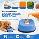 3-in-1 Dog Slow Feeder & Lick Bowl Anti-Choking, Anxiety Relief Toy with Rolling Ball | Non-Slip Dog Feeding Bowl for Slow Eating & Mental Stimulation