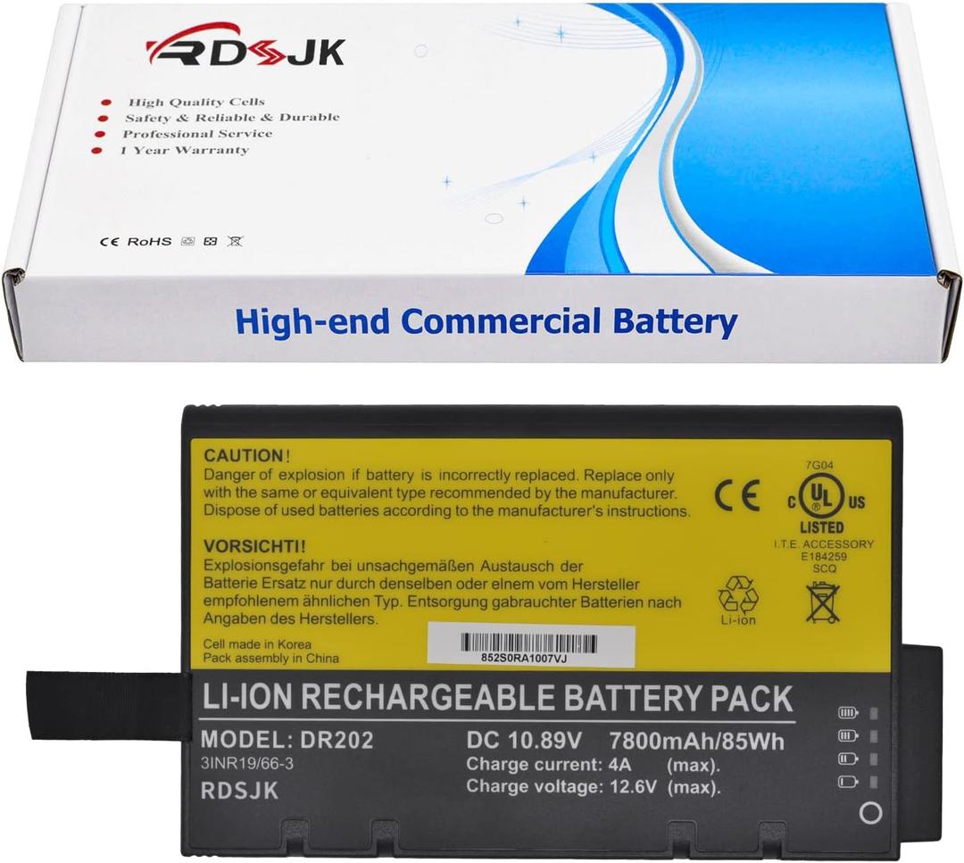 DR202 ACC-006-591 Laptop Battery for Getac X500 V100 V200 V1010 S400 Series DR202S DR202X LI202S LI202SX RS2020 ME202C ME202EK ME202 ME202A ME202B ME202H BP-LP2900 338911120104 441847500001 HKNN4004A