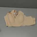 HORISUN Comfortable Seamless Full Coverage Bra for Women Wireless Bras with Soft Support Regular and Plus Size (X-Large, Nude+black)