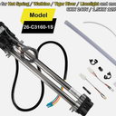 26-C3160-1S Double-Barrel Low-Flow Titanium Heater with Sensors 6.0KW For Watkins/Hot Spring/Tiger River/Limelight Hot Tub Spa No-Fault Heater, 1.5/6.0KW 120/240 Volt, Replace 26-C3160-1S, 73790