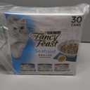 Purina Fancy Feast Grilled Wet Cat Food Seafood Collection in Wet Cat Food Variety Pack - (Pack of 30) 3 oz. Cans, BBD 11/2027