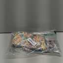 Dreay Womens Vintage Floral Print Grommet Lace Up Tie Front Corset Bustier Shapewear Top (XX-Large, Cream)