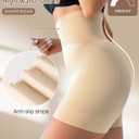 Tummy Control Shapewear Shorts for Women Under Dress Womens Compression Shorts Under Dress Shapewear (L)