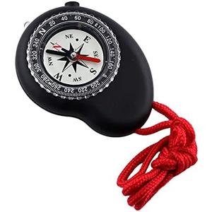 Coleman 3-in-1 Compass with Built-in Flashlight and Lanyard (Black)