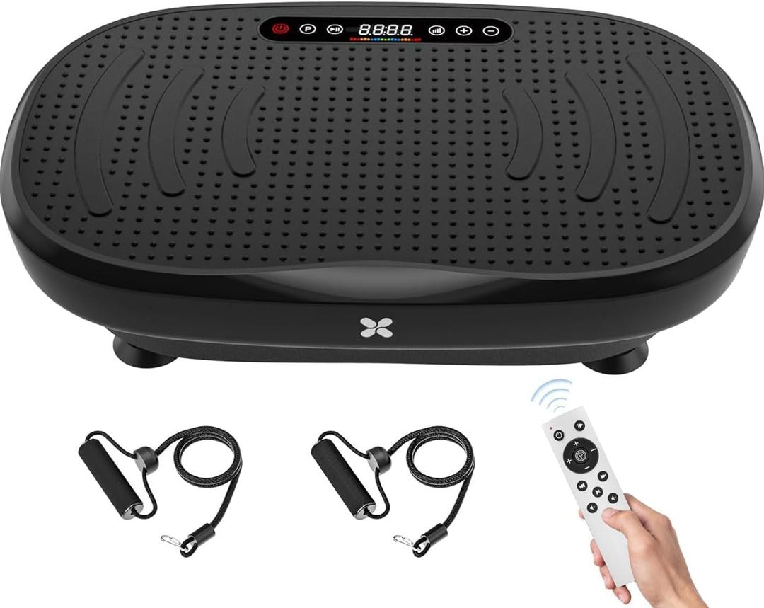 Vibration Plate Exercise Machine, Vibrating Plate for Lymphatic Drainage, Shake Plate Whole Body Vibration Plate Platform, Fitness Equipment for Weight Loss Fat Burner for Women Men