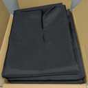 Fitable 6 Pack Black Square Tablecloths - 70 x 70 Inches - Stain Resistant and Reusable Table Clothes, Polyester Fabric Table Covers for Dining, Card Tables, Coffee Tables
