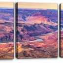 Pacimo Framed Canvas Print Wall Art Grand Canyon National Park Pictures Painting Prints on Canvas Nature Wilderness Landscape Wall Decor for Living Room Bedroom Office Ready to Hang - 12"x16"x3