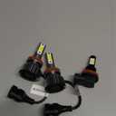 TXBILMOO Compatible For Ford F-150 2015-2023 High/Low Beam Fog Light Bulbs Kit, 32000LM 300% Brightness 6500K White with Cooling Fan, Plug and Play, Pack of 6