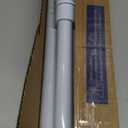 White Flag Poles for Outside House - 5ft Tangle Free Flag Pole for House,Heavy Duty Metal Flagpole Hardware for 3x5 American Flags,Outdoor Flagpoles Mount for Porch,Car,Truck,Boat (Without Bracket)