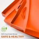 Silicone Griddle Cover Mat for Blackstone 17IN  Food Grade Silicone Grill Griddle Accessories, Heat Resistant Protective Mat