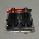 Command X-Large Matte Black Triple Hook, 2 Hooks, 6 Strips, Damage-Free Hanging with Adhesive Strips, No Tools Wall Hook for Hanging Decorations in Living Spaces