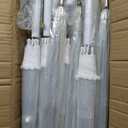 Dansydaisy Wedding Favors for Guest Umbrella Gifts Bulk 52 Inch Large Dome Rain Windproof Stick Umbrellas with Thank You Tags and Rope Guest Souvenirs for Wedding Party Bridal Favors, 12 PCS