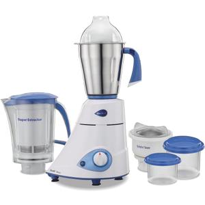 Preethi Blue Leaf Platinum 550 Watts 3 Jar Indian Mixer Grinder 110 Volts