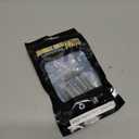 Rison Titanium Flanged Hex Head Bolt M10x1.25x25mm 6AL4V Aerospace Grade Ti Burnt Blue for Motorcycle Car Modification - Pack of 5 (Black)