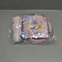 116Pcs Unicorn Birthday Party Supplies Tableware Kit Including Unicorn Balloons Party Plates and Napkins, Unicorn Paper Plates Cups Forks Kit for Unicorn Balloonss Theme Party, 16 Guests