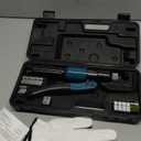 Steel DN Mate Hydraulic Crimping Tool with 9 Harden Dies for Stainless Steel Cable Railing 1/8" 5/32" to 3/16" Hydraulic Crimper, DC01 Battery Cable Crimper Tool