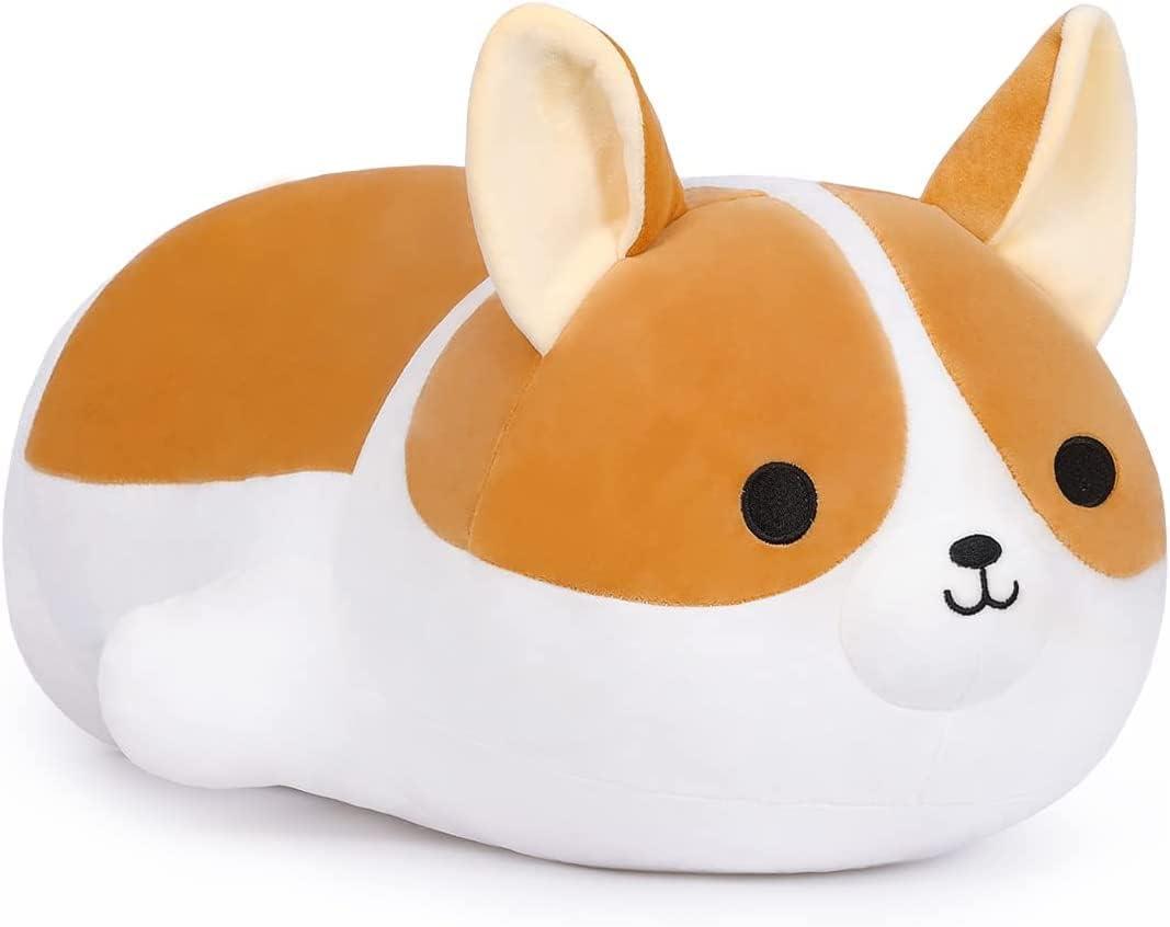 Corgi Stuffed Animal Soft Corgi Dog Plush Toys, Cute Shiba Inu Akita Plush Pillow Gifts for Kids and Girls(15.7inch/40cm)