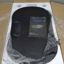 MERACH Vibration Plate Exercise Machine, Curved Vibration Plate for Lymphatic Drainage Weight Loss, Vibrating Plate with Real-Time Calorie Tracking on LED Display, Workout Equipment for Home Women Men (Black White)