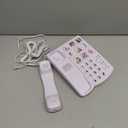 Uvital Big Button Phone for Seniors, Corded Landline Phone with 9 One-Touch Dialing Big Buttons, Hands-Free Calling, Loud Ringer, Easy to Use for Visually Impaired Telephone for Seniors