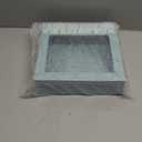 Primitives by Kathy Seashell Holder - Coastal Decor, Glass Display, Treasure Chest, Room and Bedroom Decor (Green)