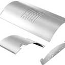 Flame Broiler Kits Heat Deflector Replacement for Pit Boss Pro Series 820 PB820PS1 PB820FB PB820D Replacement Parts Heat Diffuser Flame Tamer Pit Boss Flame Broiler Slide Cover Bottom Plate