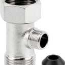 Bidet T Adapter,toilet faucet splitter 3 Way 7/8inch 3/8inch 7/8inch Plumbing Splitter,shower head splitter,Valve Hose Fitting for Shower Head Diverter Sprayer Faucet