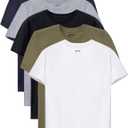 Brix Boys Short Sleeve Tees - 100% Cotton Crewneck Tagless Shirts, 8