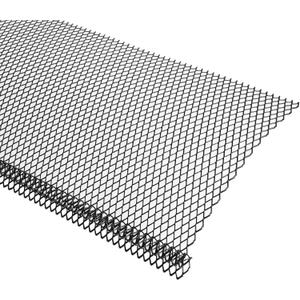 SDSNTE Lock-in Gutter Guard - 6 x 120 ft Durable Coated Steel Leaf Gutter Guards Micro Mesh Gutter Screens Gutter Protection Covers Fit K Style Gutter, Black, Pack of 40