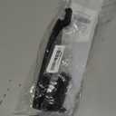 TRQ Front Passenger Side Exterior Door Handle Black Smooth Paint to Match Compatible with 07-19 Mitsubishi Outlander Without Smart Entry System 11-19 Outlander Sport 08-17 Lancer