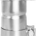 Peastorm 2.5 to 2.5 Inch Exhaust Adapter, 2.5" ID Exhaust Reducer Connector Pipe with Clamp