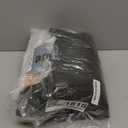 CADARA Fireplace Blocker Blanket Stops Heat Loss, Magnetic Fireplace Draft Stopper, Indoor Fire Place Draft Cover with Hook and Loop Tapes, Cold Air Blocker Save Energy, Black 33" W x 29" H