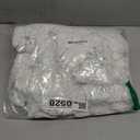 AOGU 48 Inch Sequin Faux Fur Christmas Tree Skirt for Christmas Tree Decorations White Plush Silver Sequin Snowflake Tree Skirt