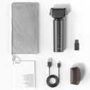 Electric Razor for Men with Floating Dual Blade Head, Rechargeable Wet & Dry Electric Razor, USB-C Cordless Mens Shaver with Travel Lock for Face Grooming