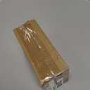 100 Large Manila Paper Tags with String Attached - # 8, 6 1/4" x 3 1/8" - Shipping Tags with String for Labeling, Blank Hang Labels with Ties