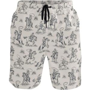Men's Swim Trunks Board Shorts Quick Dry Swimsuit Swimwear Holiday Party Bathing Suit (S)