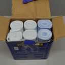 18 Gallon Trash Bags with Drawstring - 120 Count Heavy Duty 1.25 Mil Garbage Bags 68 Liter Tall Kitchen Bin Liners Unscented White for Home Yard Lawn