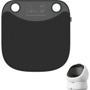 PETLIBRO Cat Litter Mat, 25.6'' x 26.7'' Large Litter Mat, Leak-Proof & Anti-Slip, Durable Litter Trapping Mat, Easy to Clean (Black)