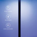 MERKURY Metal LED Touch Lamp Cordless Multicolor Mood Light