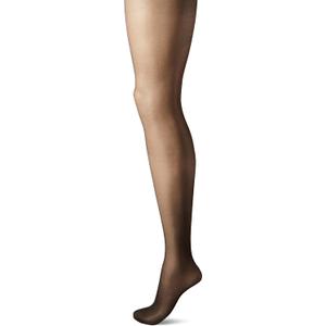 Hanes Script Women's Fashion Backseam, Graduated Compression, Control Top, Sheer Toe, Panthyhose (Medium, Black)