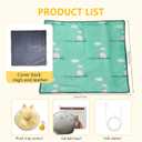 ZVGV 2 in 1 Interactive Cat Toys for Indoor, Toy Fast Rolling Ball in Play Mat,Kitten Automatic Toy Motion Activate,Rechargeable Kitten Toys Ball(Green)