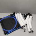 TURFEE 40" Saucer Tree Swing Set  900Lb Weight Capacity, 900D Oxford Waterproof, with Hanging Straps Swings for Kids Playground Outdoor Activity Backyard Daily Exercise Fun(Blue)