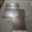 Merax Traditional Town Bed Frames and Country Style Pinewood Vintage King Bed, Rich Brown