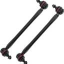 Adjustable Front Stabilizer Sway Bar End Links Kits 275MM-315MM (Overall Length Bolt to Bolt), Ball Joint Stud Size 10mm, Aluminum Sway Bar