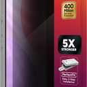 ZAGG Privacy XTR Screen Protector for iPhone 17 Pro - 4-Way Privacy Full-Screen Filter, 5X Stronger, Fingerprint-Resistant Tempered Glass, Smooth Feel, Easy Two-Step Installation