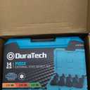 DURATECH 24-Piece Impact Socket Set, 1/2" Drive Deep Impact Socket Set with 2pcs 1/2-Inch Hexagon Extension Bars, Metric  SAE, Hard Case Included