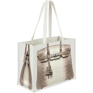Chic Canvas Tote with Fashion-Inspired Print – Funny Gift Bag for Women, Stylish Holiday Present, Foldable Everyday Carryall
